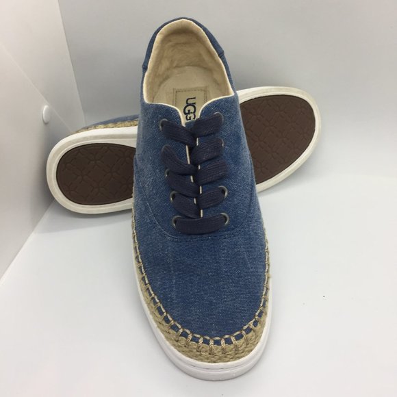 UGG EYAN II CANVAS Sneakers 6.5 Authentic Comfort - Picture 13 of 15